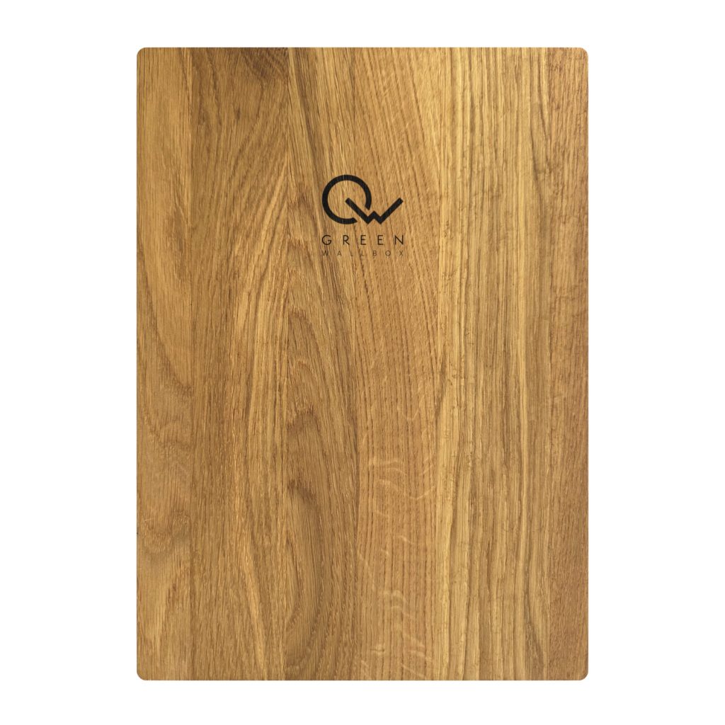 Front for Green Wallbox 2 Pro – Oak